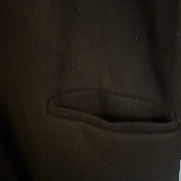 Women’s black dress coat EUC XL - Picture 4 of 9